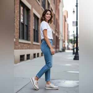 Vince Reed Platform Oxford Shoes Women's Size 6.5 Beige Glazed Leather